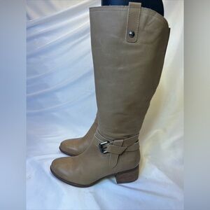 Naturalizer Womens Dev Knee High Boots Butter Soft Leather Tan Size 7.5 Great